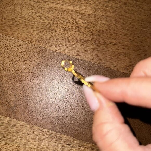 Faux Gold Leaf Necklace Pendant! - Picture 3 of 4